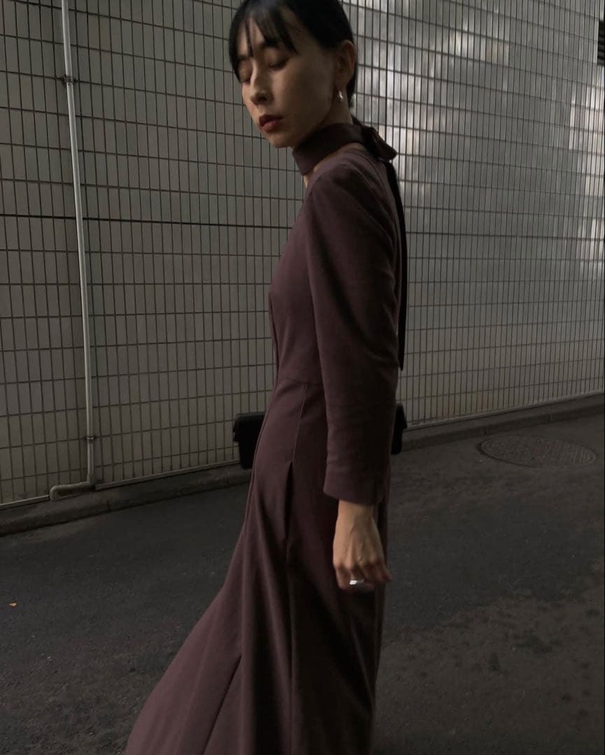 ワンピース amerivintage TRICOT TIE SET DRESS