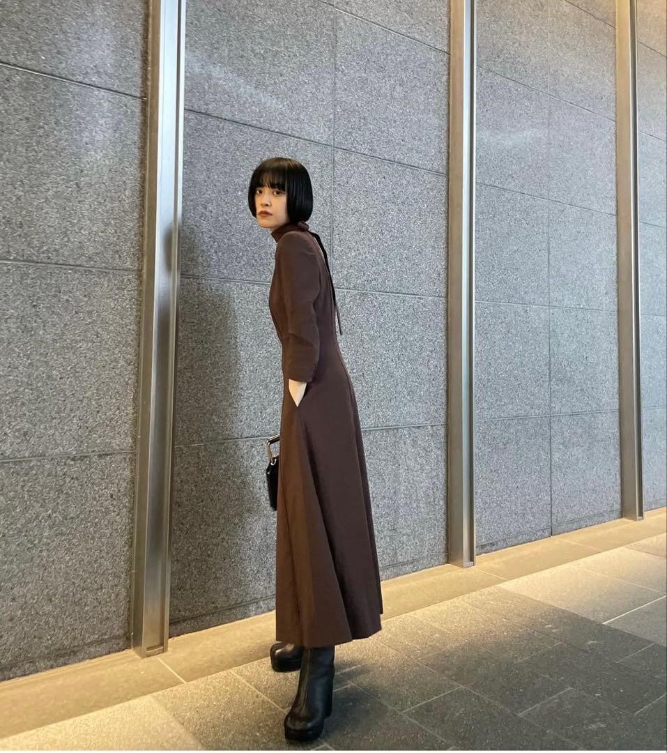 ワンピース amerivintage TRICOT TIE SET DRESS