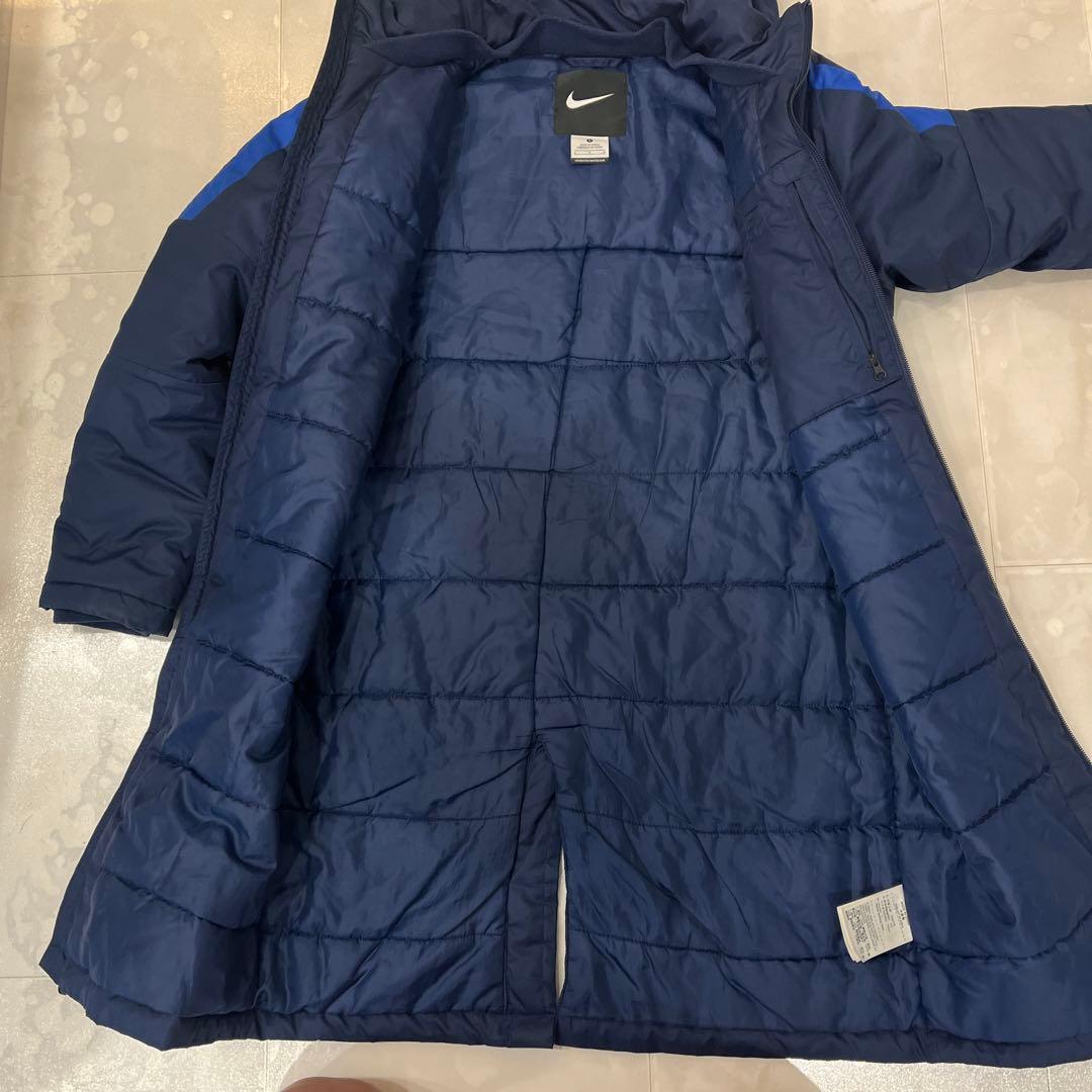 Nike ナイキ　ネイビー ベンチコート STORM-FIT サイズジュニアL