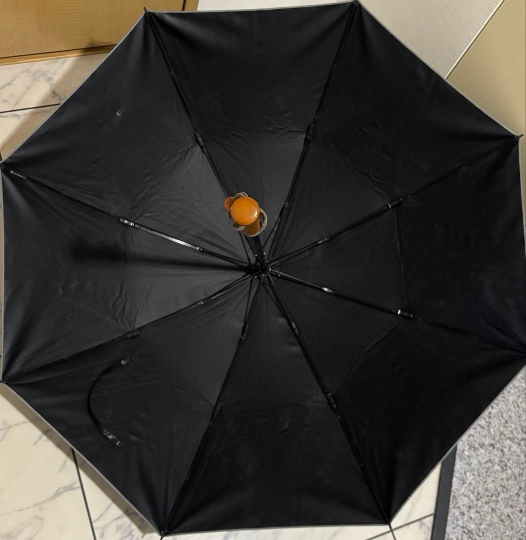 サンバリア100　折りたたみ日傘 二段折　フロスト　グレー