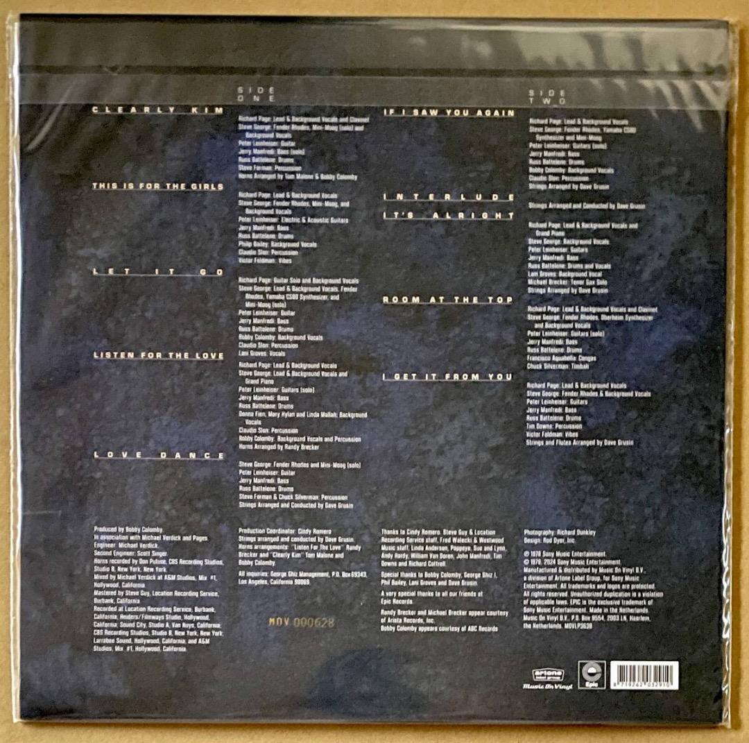 Pages 1stアルバム 新品 アナログ盤 送料込 レコード LP AOR