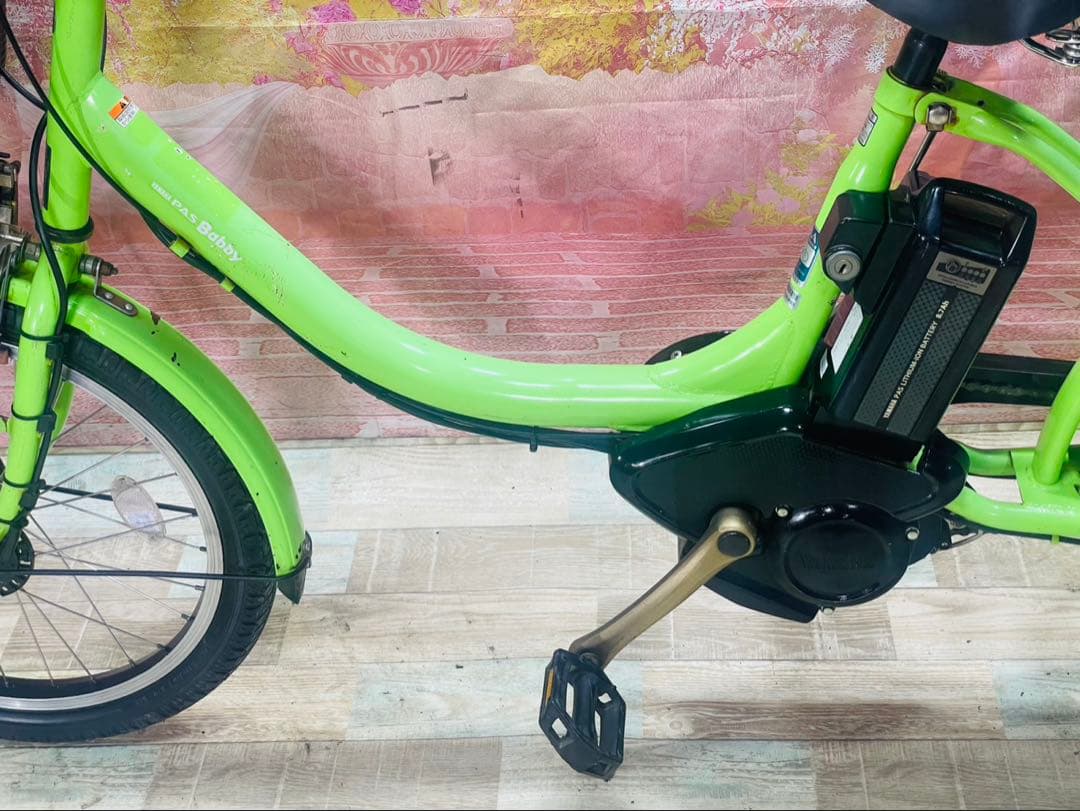 ZK3496 電動自転車 ヤマハ パスバビー 子供乗せ 20インチ 送料無料