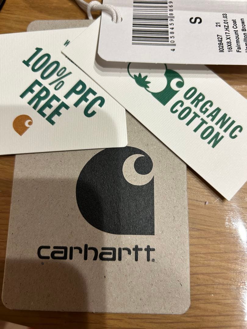 ふーみん様Carhartt ブラウンジャケット フリース襟付き