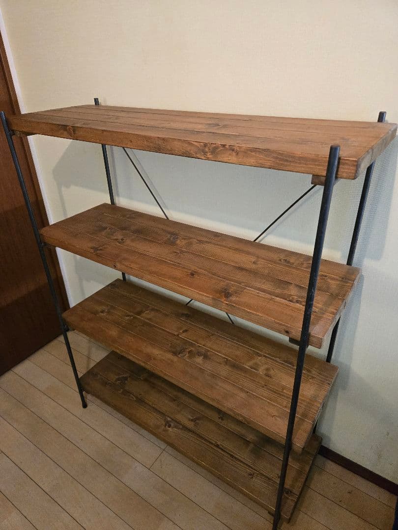 アイアンシェルフ　アイアン家具　引き取り可能　ガレージ棚　キッキンラック