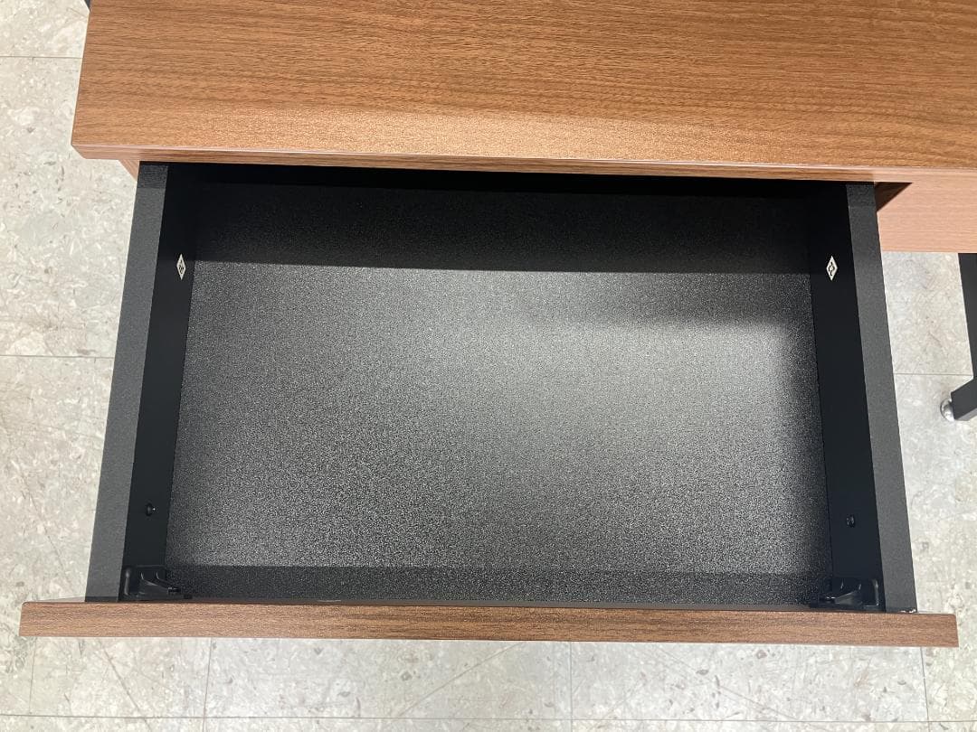 ニトリ 省スペースデスク ブラウン