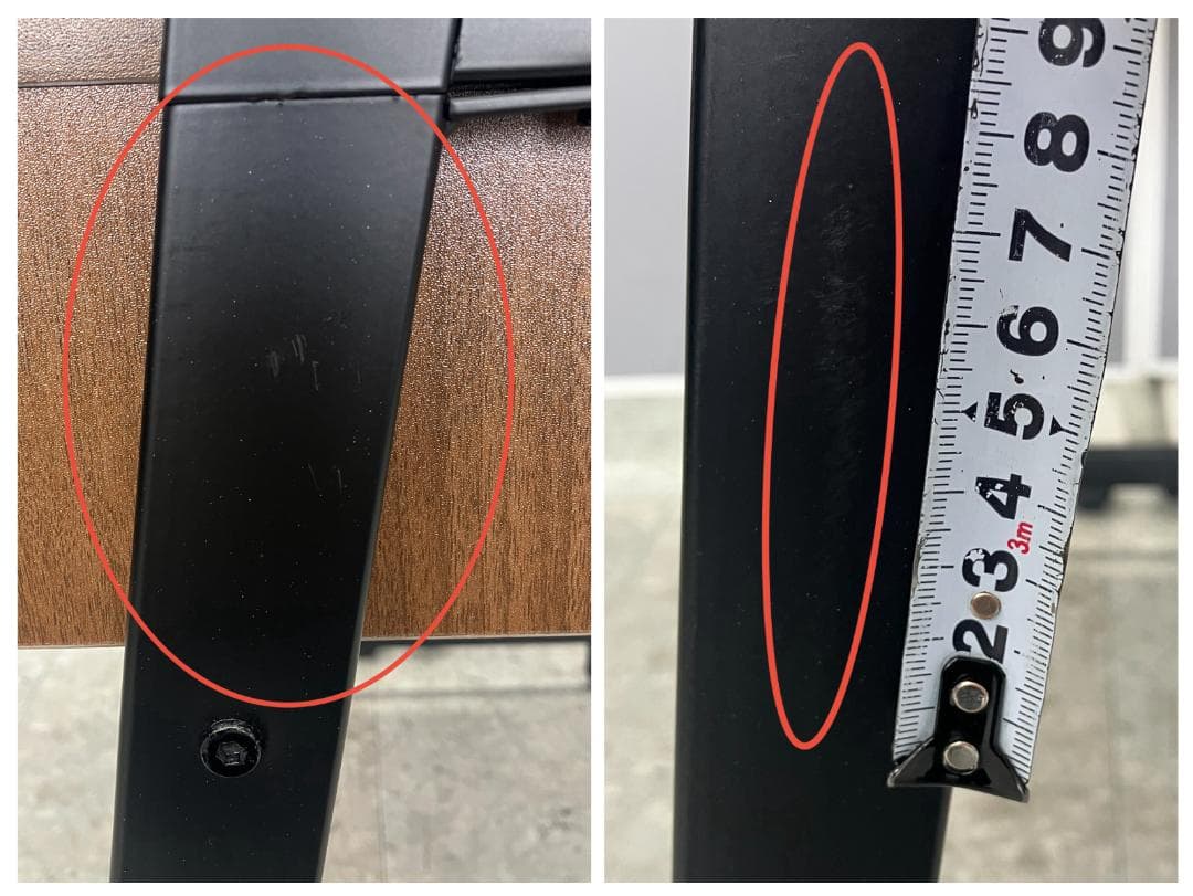 ニトリ 省スペースデスク ブラウン