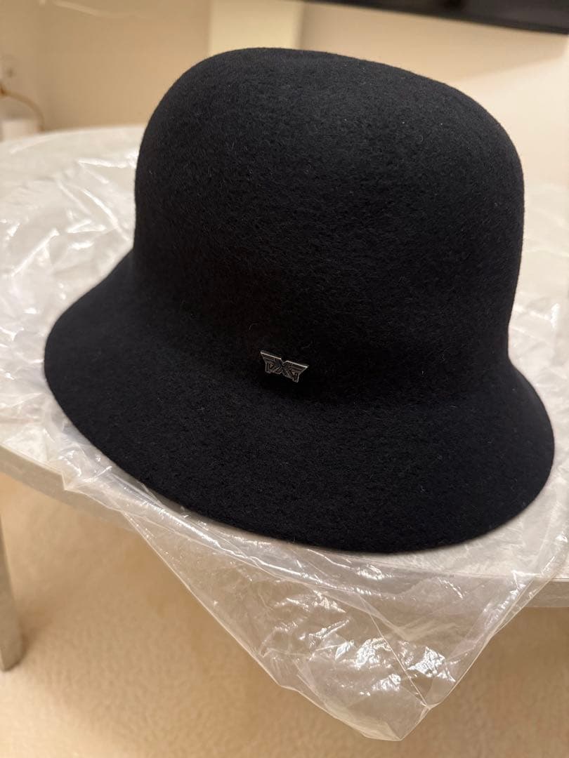 PXG レディース フェルトバケットハット ブラック