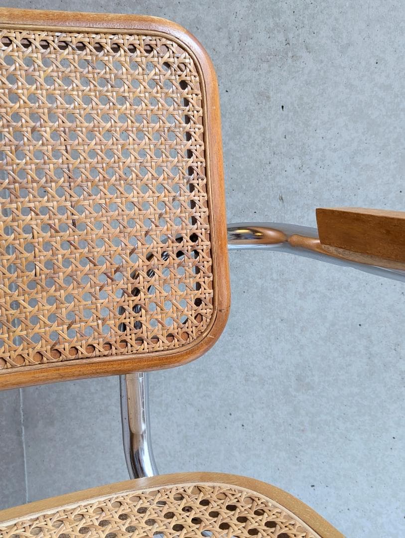 【値下げ】ヴィンテージ アームチェア マルセルブロイヤー イタリア製