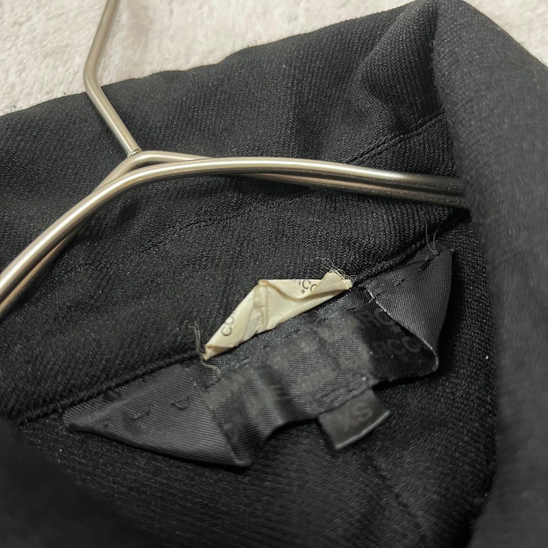 コムデギャルソン　コムコム　縮絨　インサイドアウト　フレアスリーブ　ジャケット