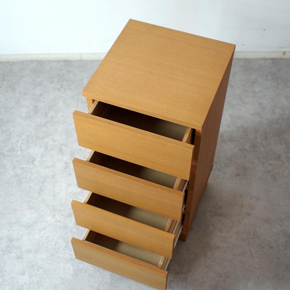 廃盤 無印良品/MUJI オーク材 チェスト 40cm ZR24633