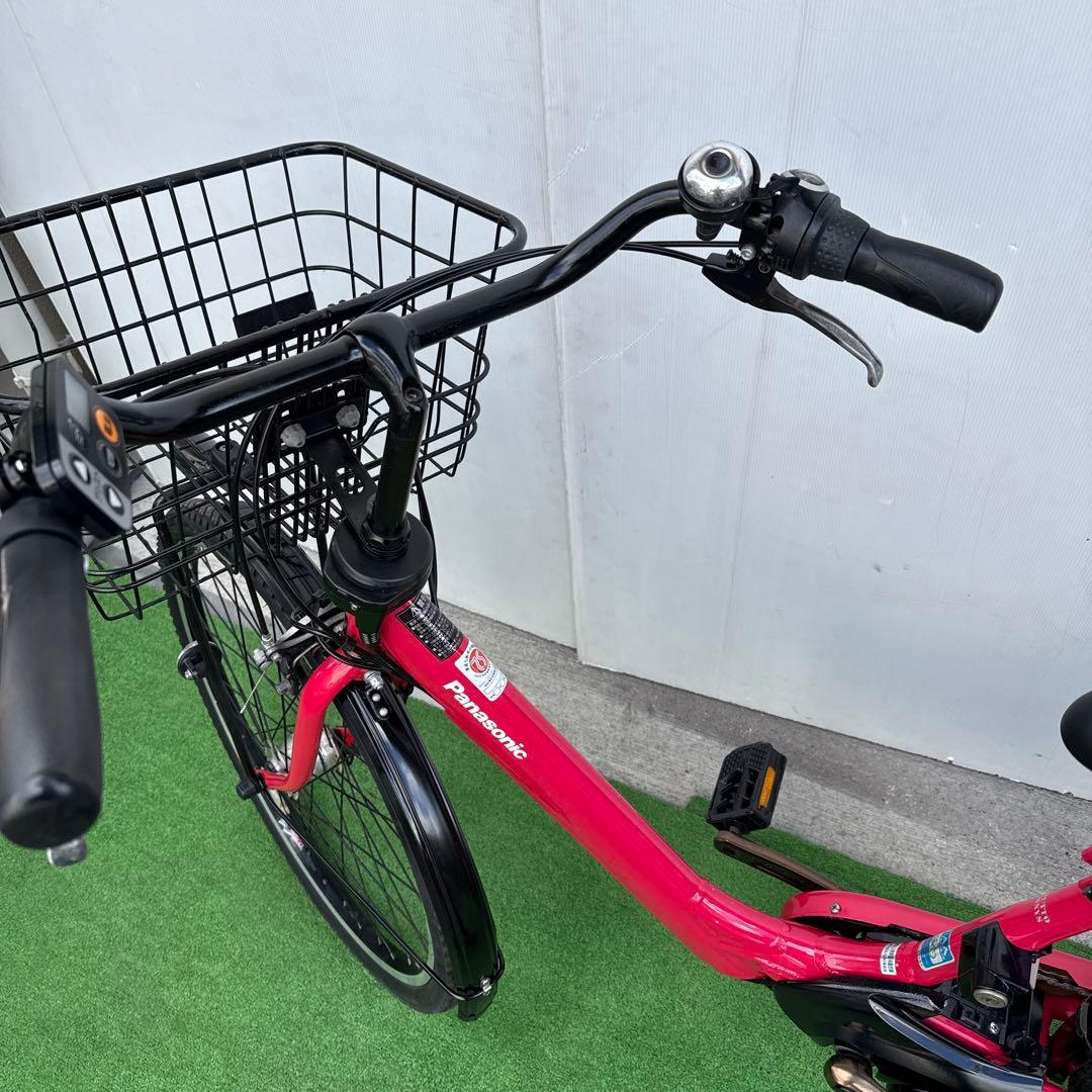 Panasonicパナソニック電動アシスト自転車26インチ 16Ah レッド