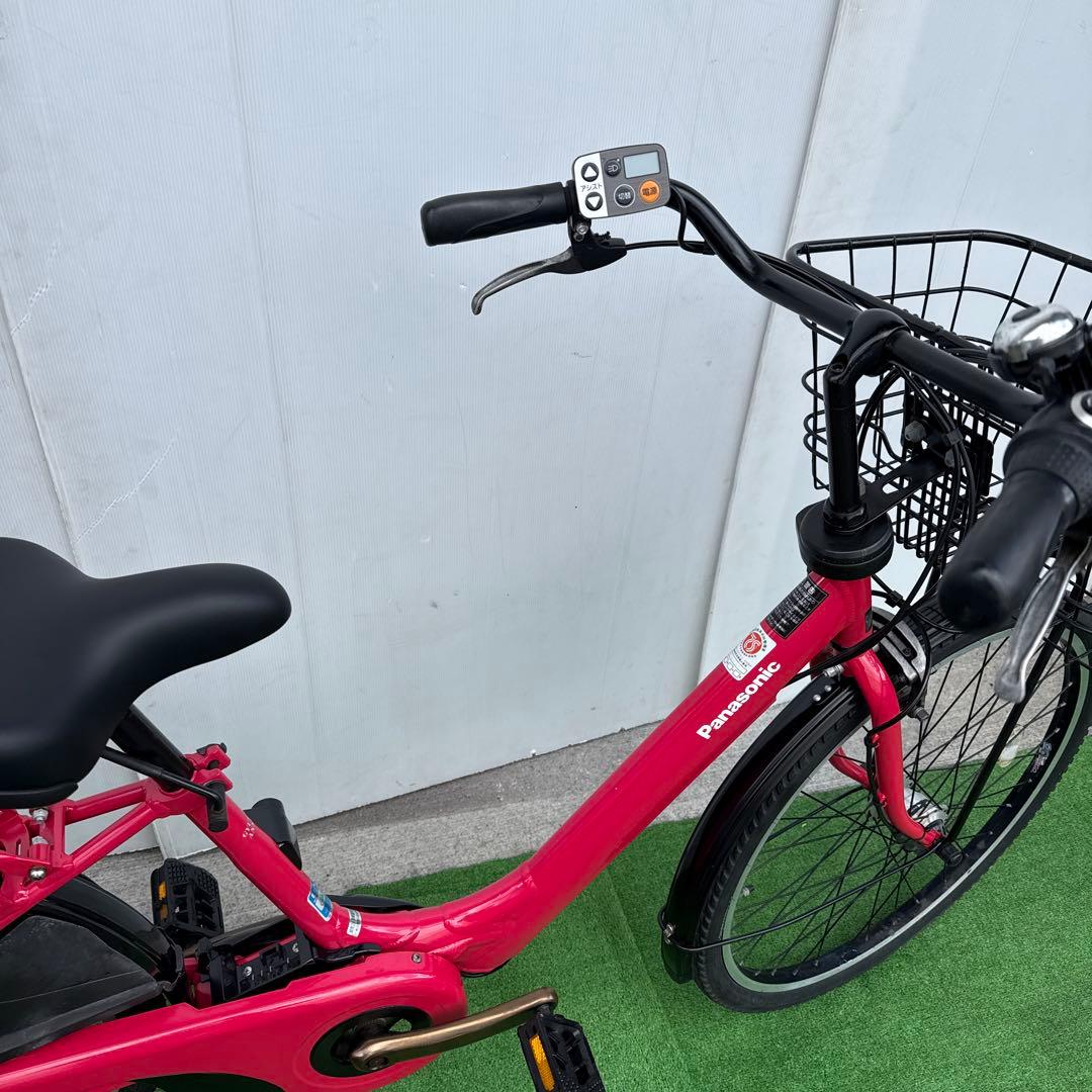 Panasonicパナソニック電動アシスト自転車26インチ 16Ah レッド