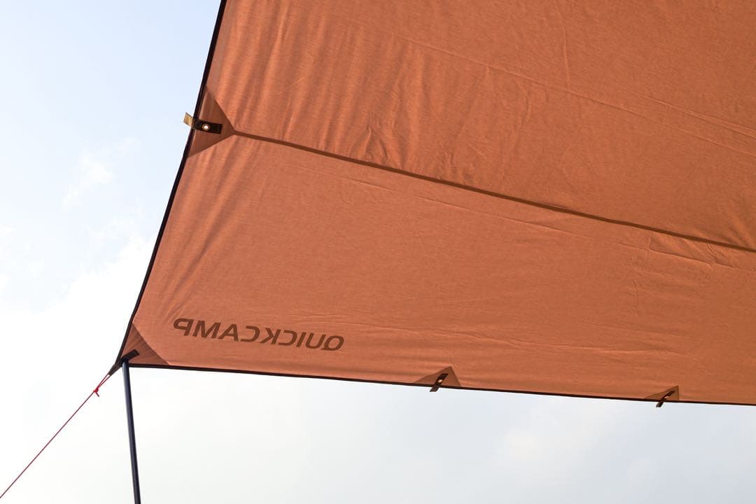 【美品】QUICKCAMP タープ QC-TCRT400 グレー