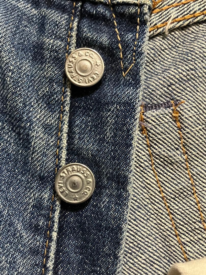 リーバイス 501XX 移行 前期 初期BIG E Vステ ズレカン デニム