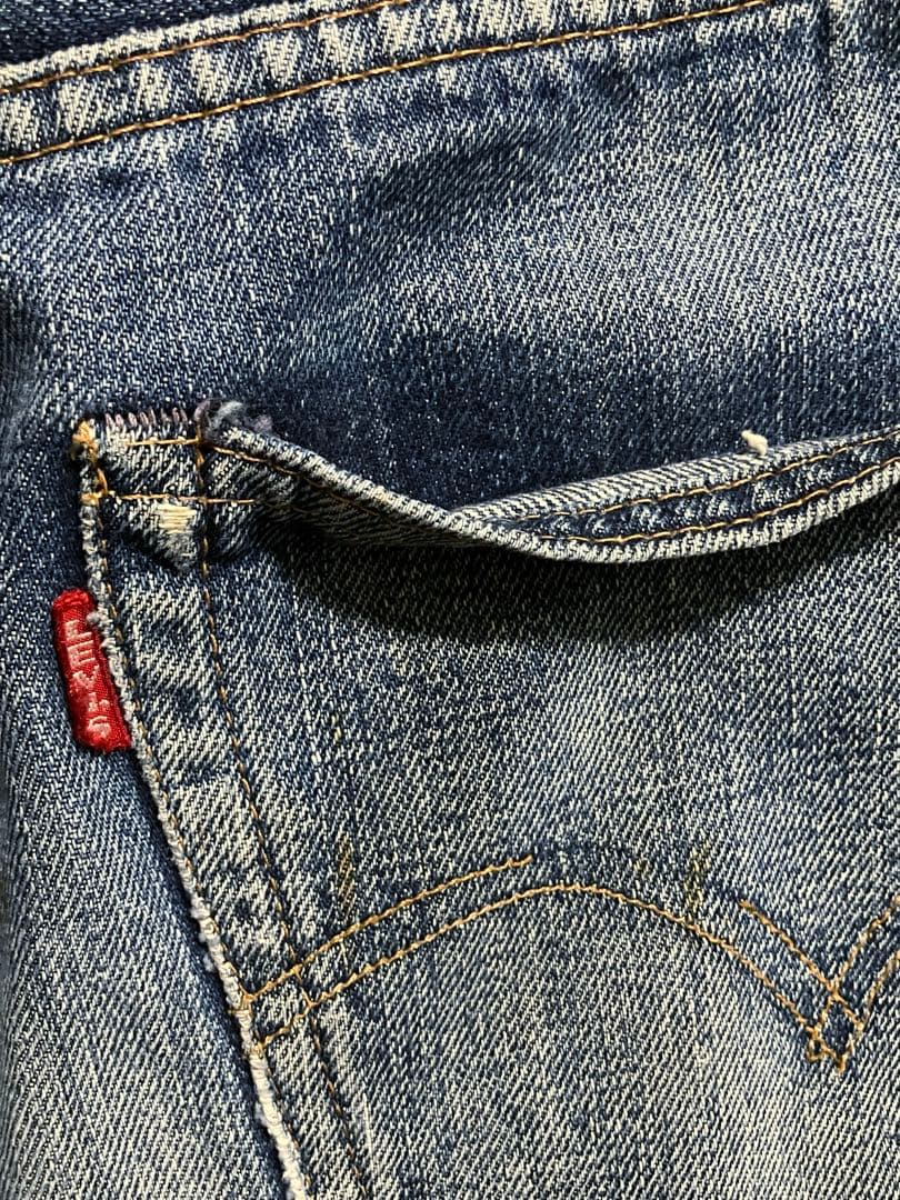 リーバイス 501XX 移行 前期 初期BIG E Vステ ズレカン デニム