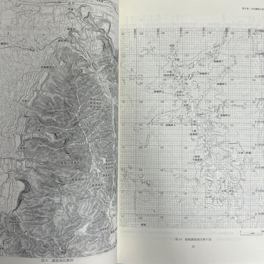 文化財調査報告書　飯盛城跡総合調査報告書　考古学　中世城館　山城　三好長慶