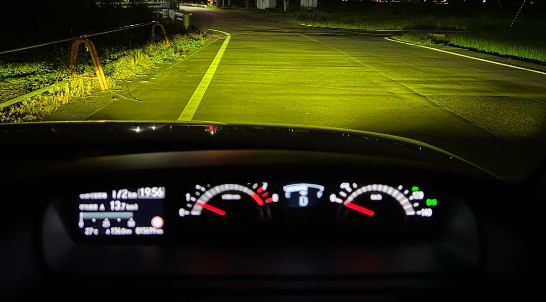 JF3 N-BOX 純正加工　LEDフォグランプ　イエロー加工