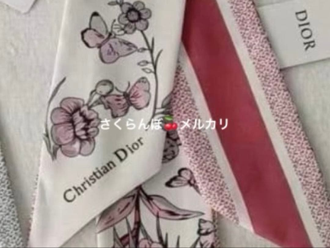 DIOR ノベルティ　ミッツァ　スカーフ【ショッパー付き】