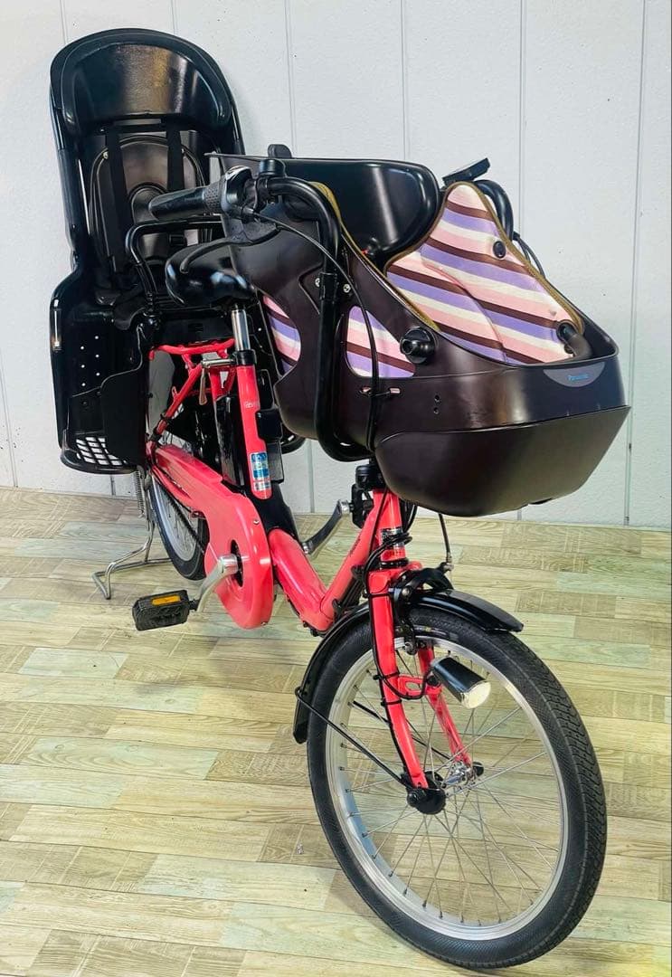 ★3093パナソニック12アンペア 20インチ子供乗せ電動アシスト自転車