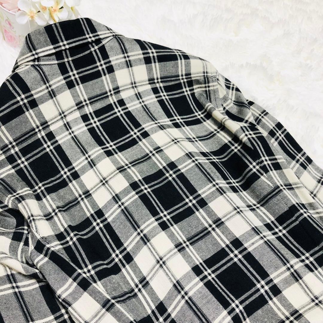 売約済　ポロラルフローレン　チェックロングワンピース　黒　2 羽織