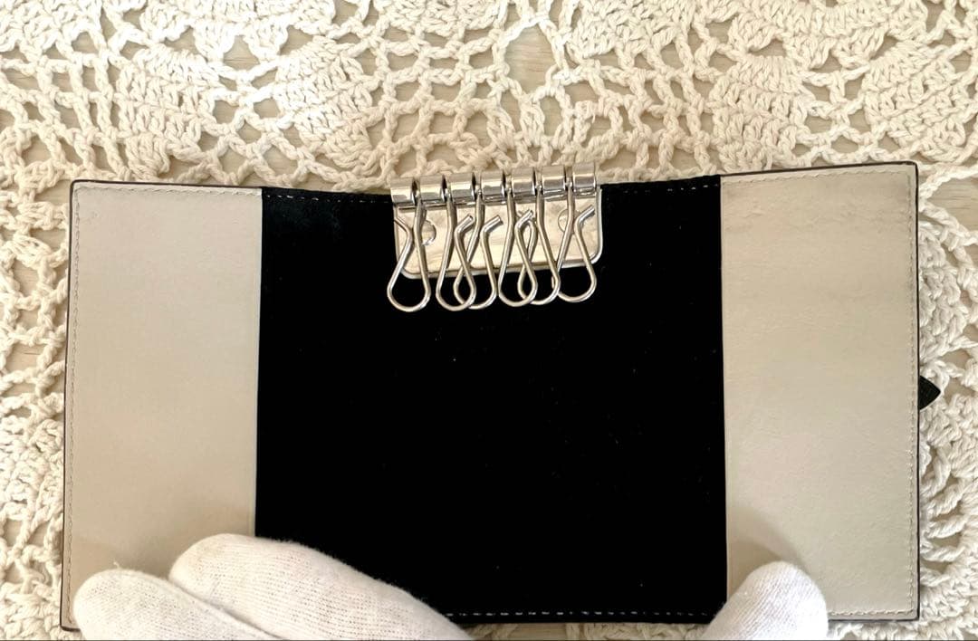 美品　CELINE セリーヌ　6連キーケース　ブラック