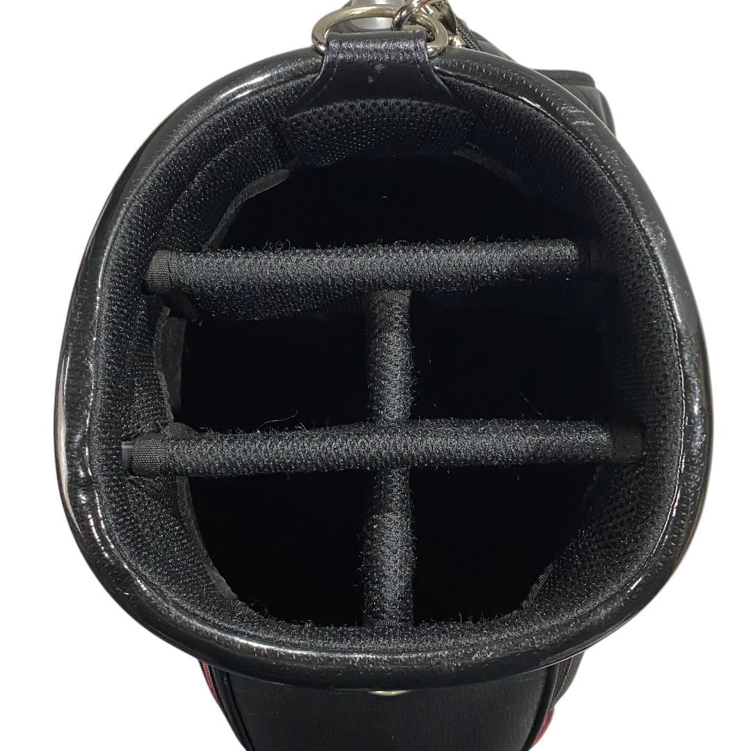 タイトリスト Titleist キャディバッグ ブラック レッド ゴルフ 刺繍