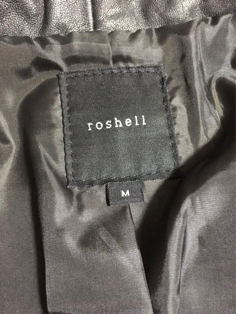 roshell レザー ライダース M 黒　ロシェル
