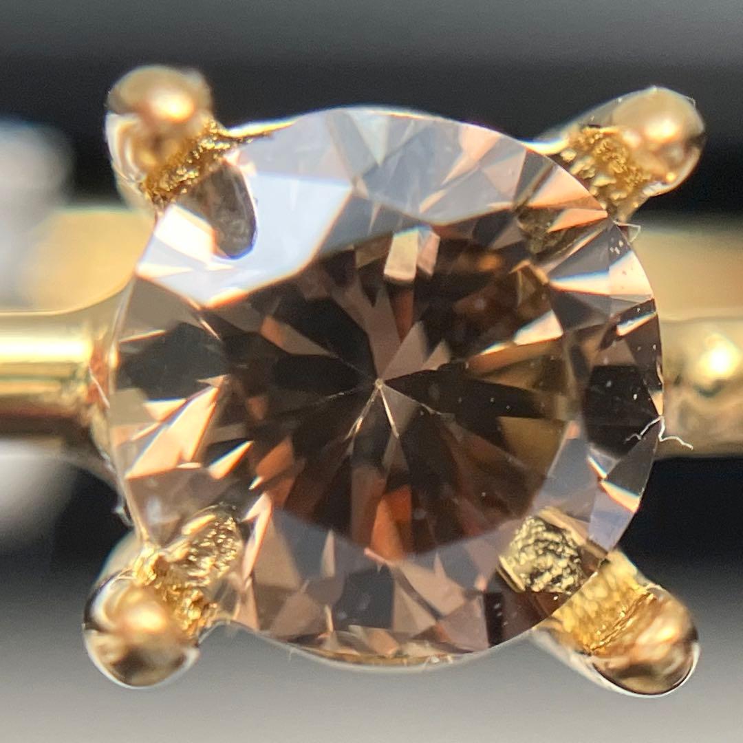 【しなこさまご確認用】ブラウンダイヤモンドのファセットリング260215