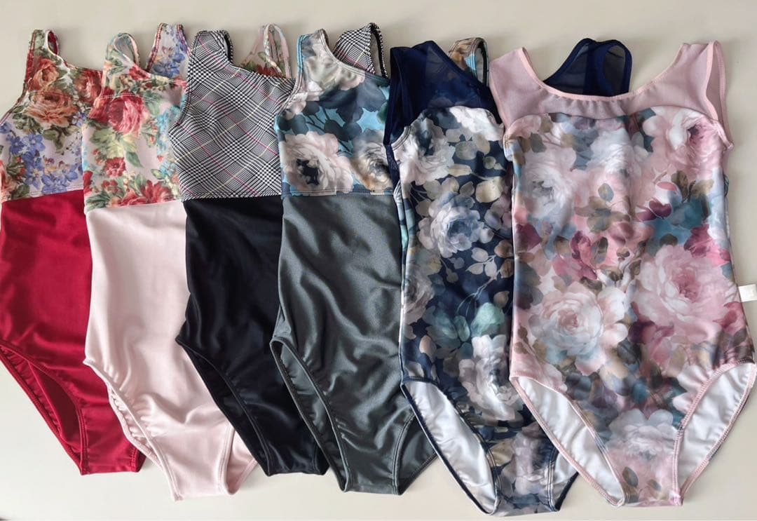 レオタード　スタイリッシュチェック