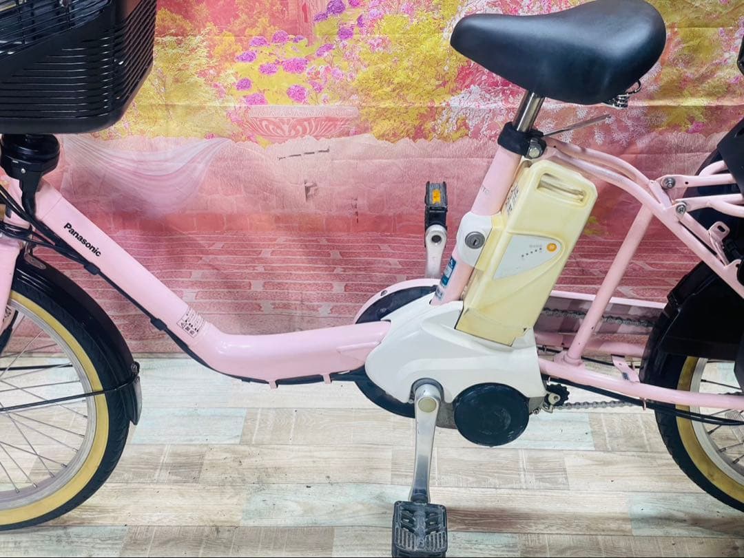 ZK3509 「大容量13.2Ah」電動自転車パナソニック 子供乗せ 20インチ