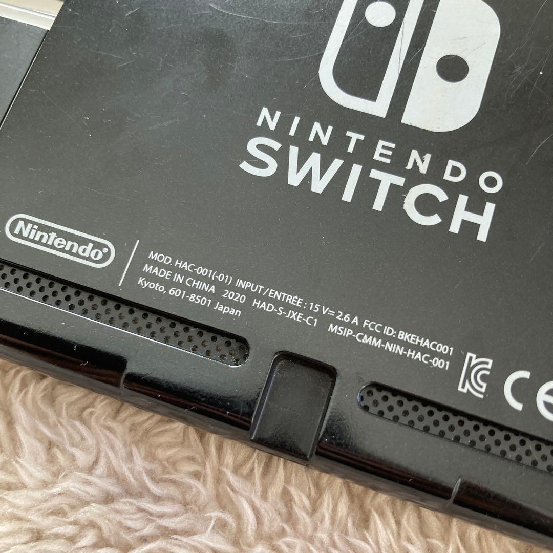 【本体のみ③】バッテリー強化 Switch 本体 初期型 【訳あり】