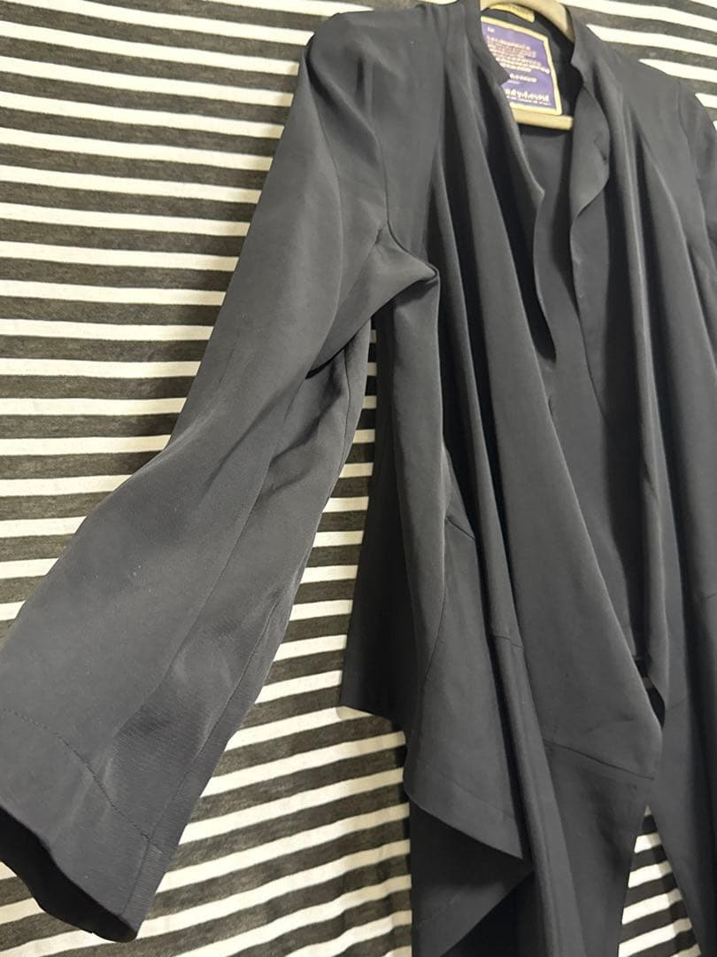 beauty:beast ビューティビースト シンメトリー薄手ブラックジャケット