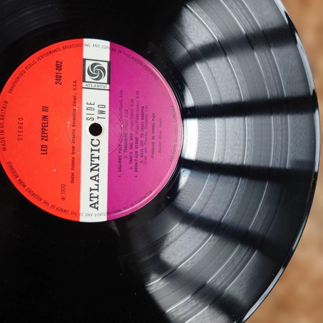 UK初回盤Led Zeppelin III
