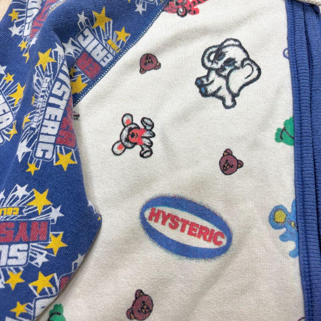 らんらんろんろん！ 希少▲ヒステリックグラマー 旧タグ総柄 ジップパーカー