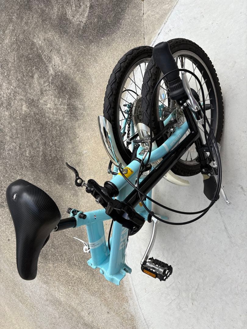 ルノー　renault 18インチ　6段変速折りたたみ自転車　中古美品おまけ付き