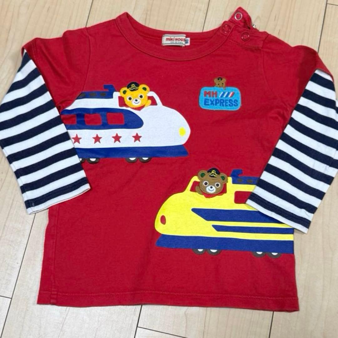 90サイズ／ブランド多数/薄手長袖/17点まとめ売り/保育園用服