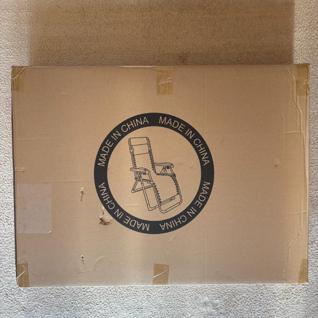 ★現品限り★ リクライニング 折りたたみチェア ブルー アウトドア