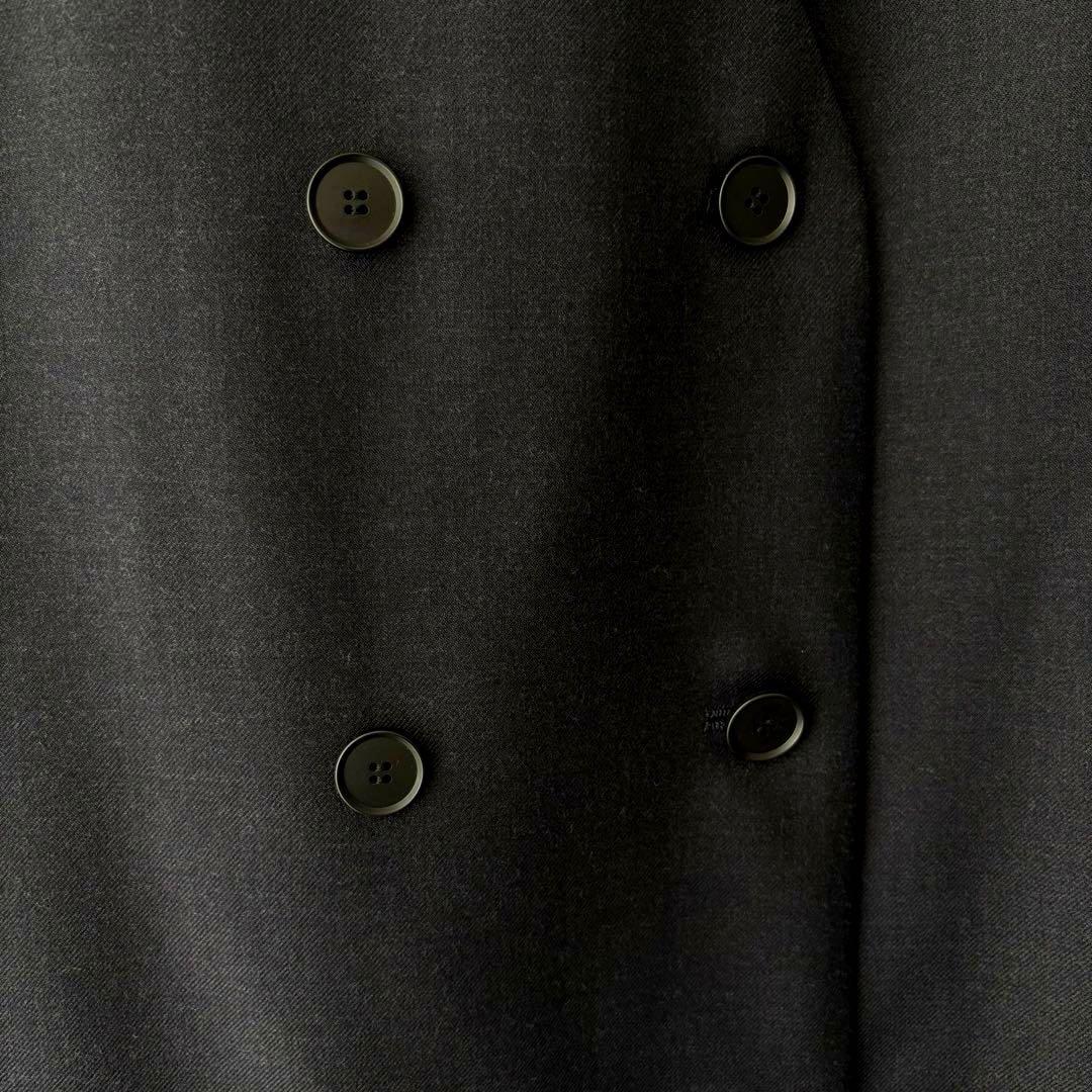 新品✨23区 ウーステッドウールツイル ロング ジレ　紺　4万　Mサイズ