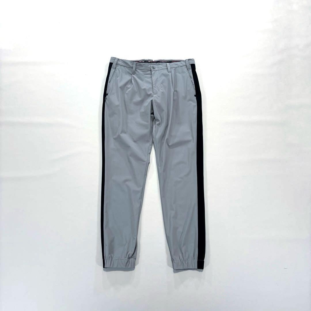 ブリーフィングゴルフ　ストレッチジョガーパンツ　グレー　L サイドライン　春夏