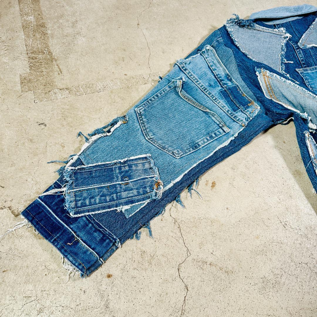 リーバイス リメイク ジャケット Gジャン 再構築 1点もの 手作り 2