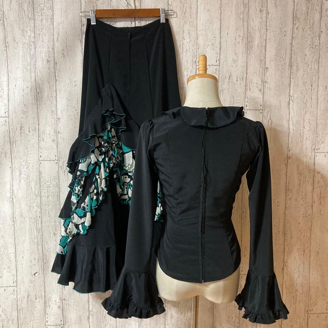 HERMOSA エルモサ フラメンコ衣装 スカート ブラウス セットアップ