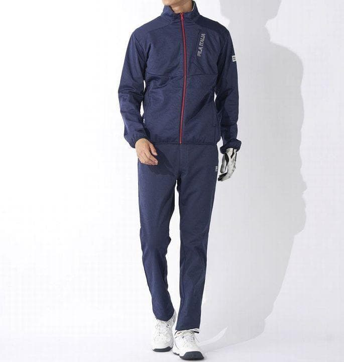 新品 フィラ ゴルフ 上下セット 高周波キルト ３層ボンディング カモ柄 LL