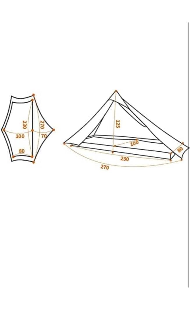3F UL GEAR Lanshan 1 テント 1人用