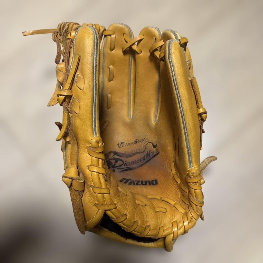 Ｍ*様 美品　Mizuno Diamond master 軟式グローブ イエロー