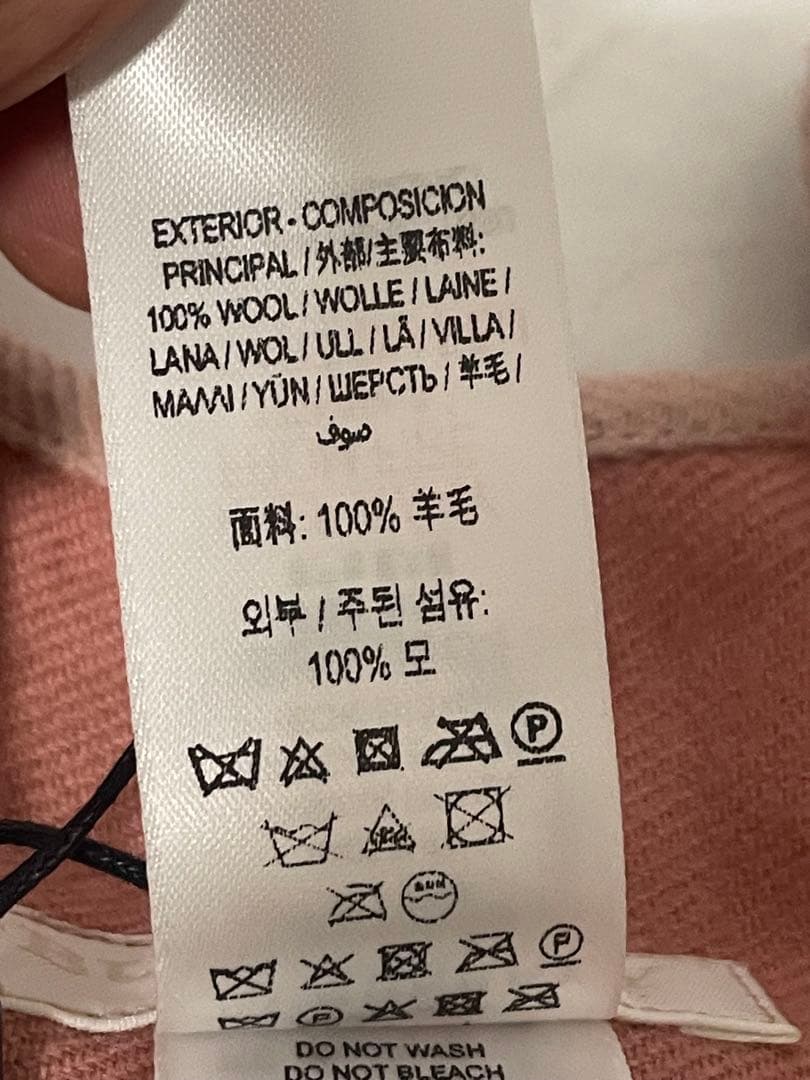 未使用　バーバリーチルドレン　ポンチョ　ケープ　ピンク