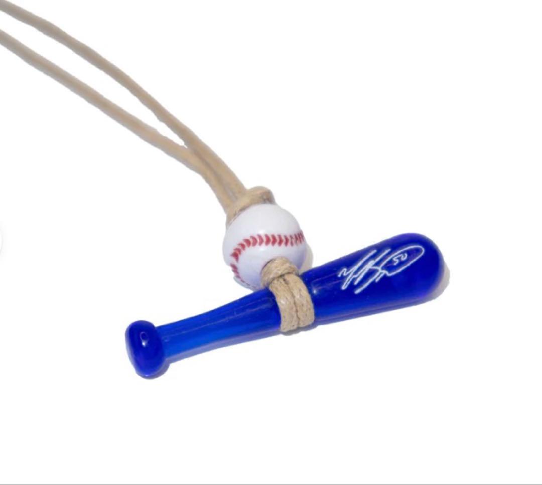 ムーキー ベッツ シグネチャー ネックレス Mookie Betts ブルー