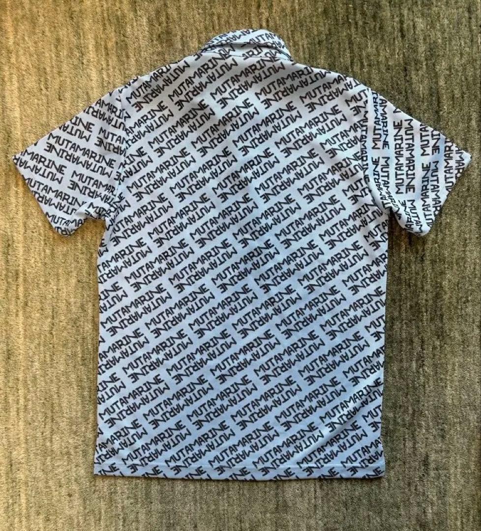 muta MARINE ムータマリン ダイアゴナル　ジャガードポロシャツ 総柄