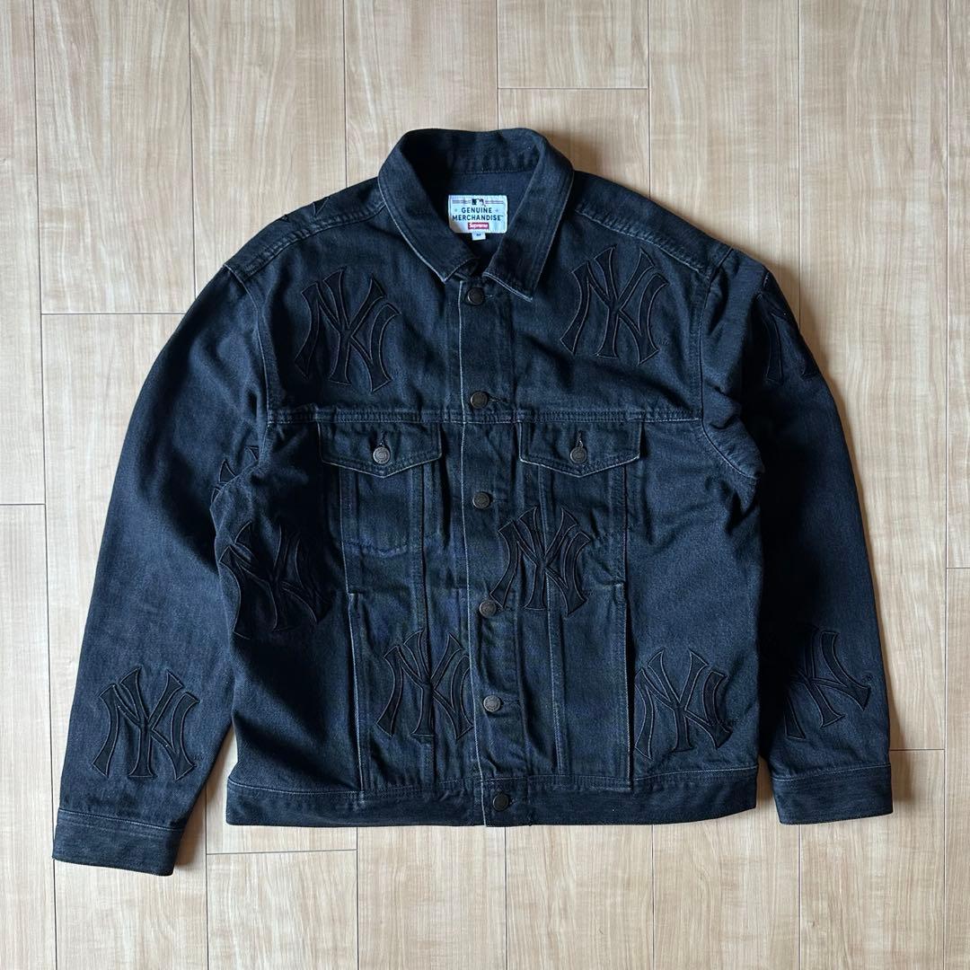 ジャケット・アウター Supreme New York Yankees Denim Jacket M