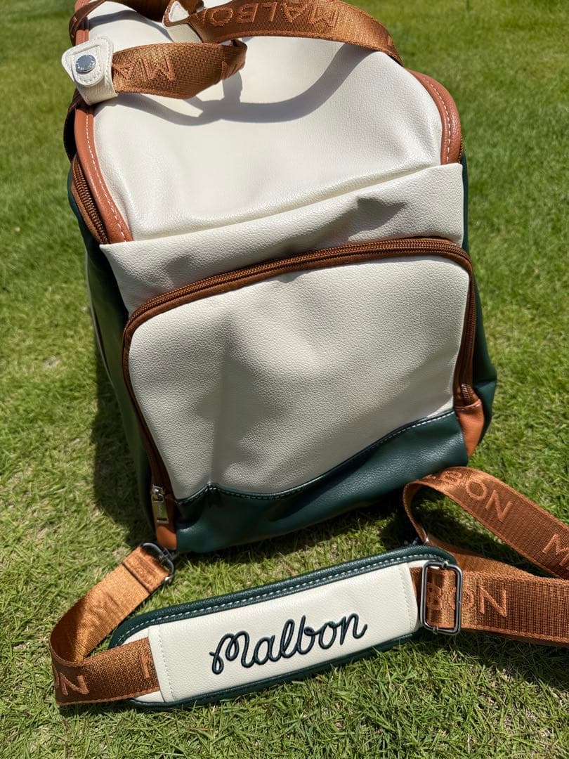 即日発送Malbon ゴルフバッグマルボンゴルフボストンバッググリーン
