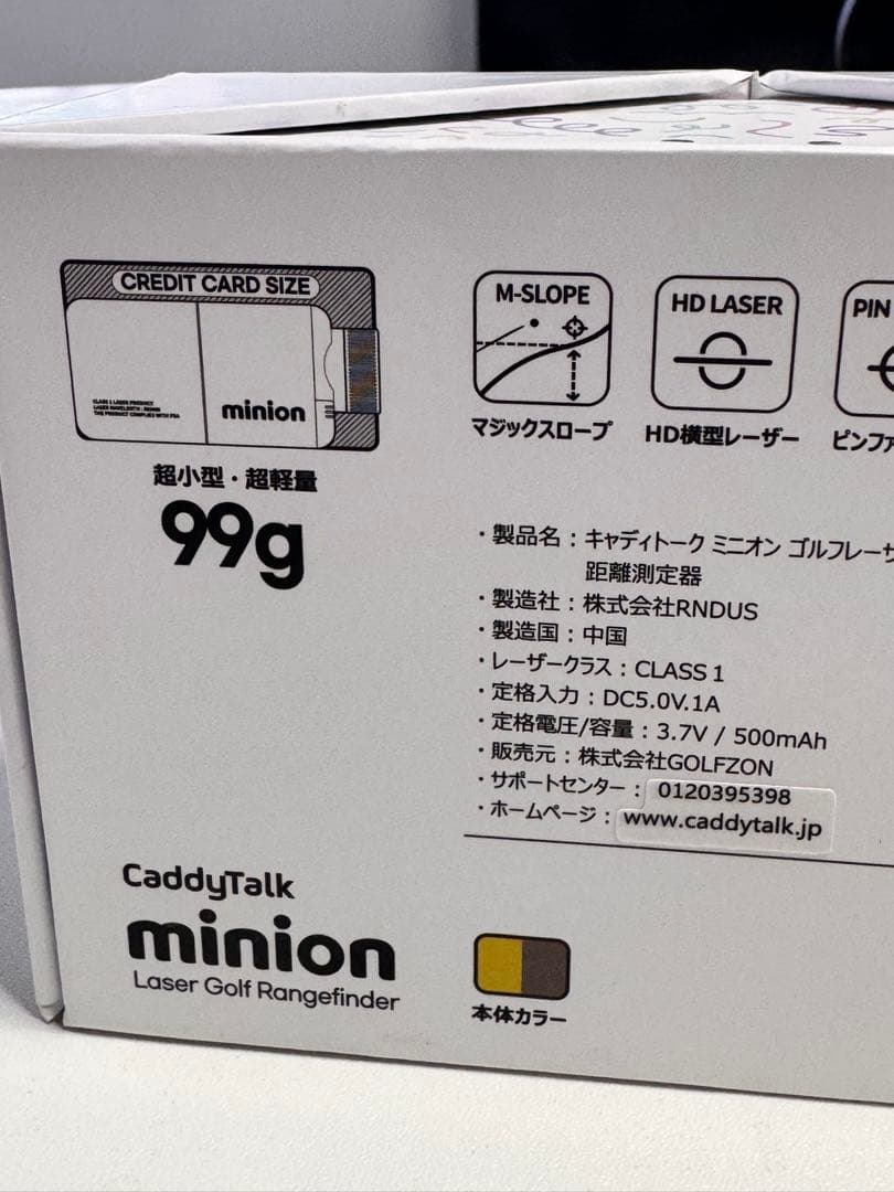 キャディトークminion ゴルフ用距離計